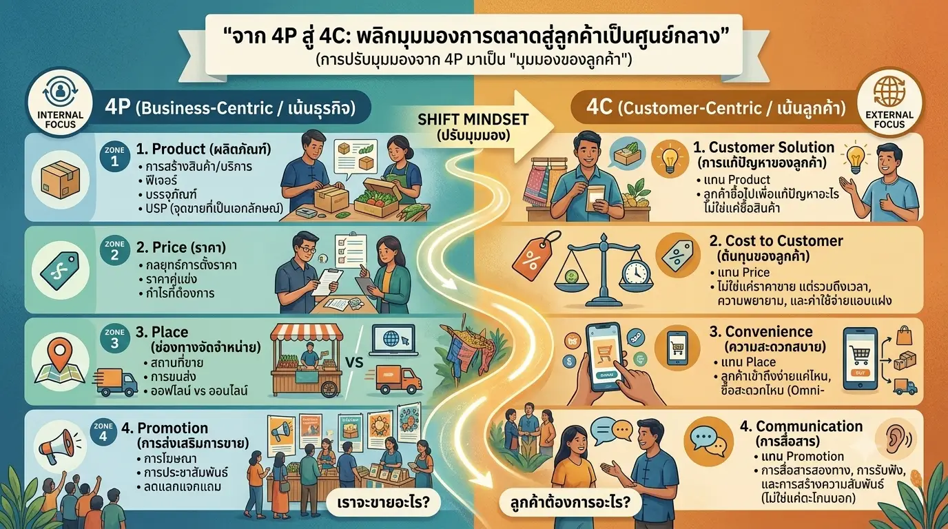 การตลาดแบบเน้นลูกค้าเป็นศูนย์กลาง