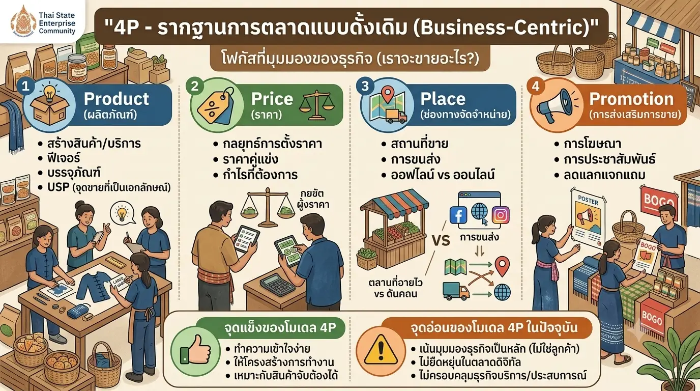 รากฐานการตลาดแบบดั้งเดิม
